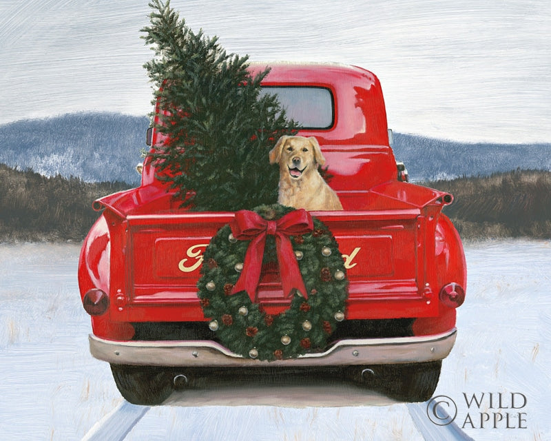 Reproduction of Christmas in the Heartland IV Ford by James Wiens - Wall Decor Art