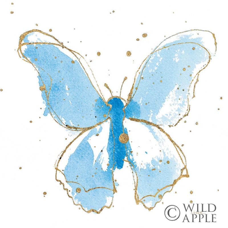 Reproduction of Gilded Butterflies II by Shirley Novak - Wall Decor Art