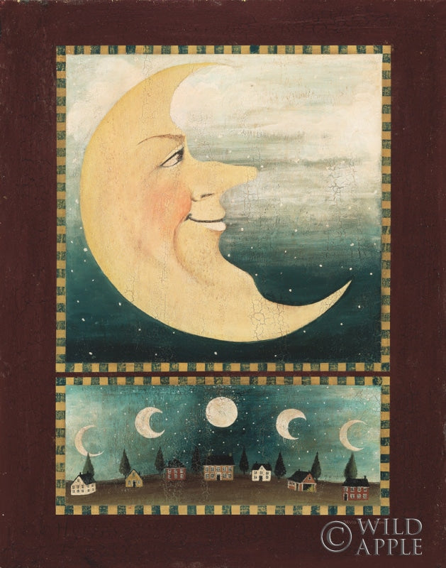 Reproduction of Moon by David Carter Brown - Wall Decor Art