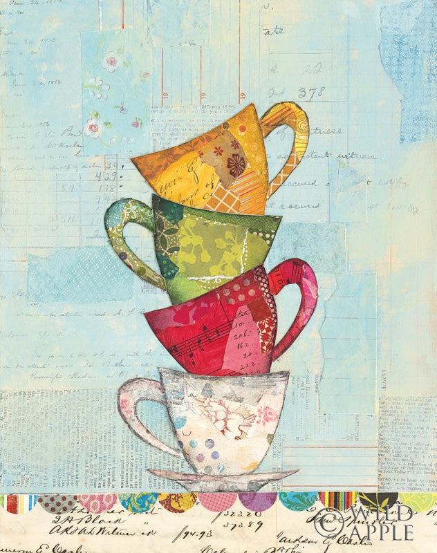 Reproduction of Tea Time by Courtney Prahl - Wall Decor Art