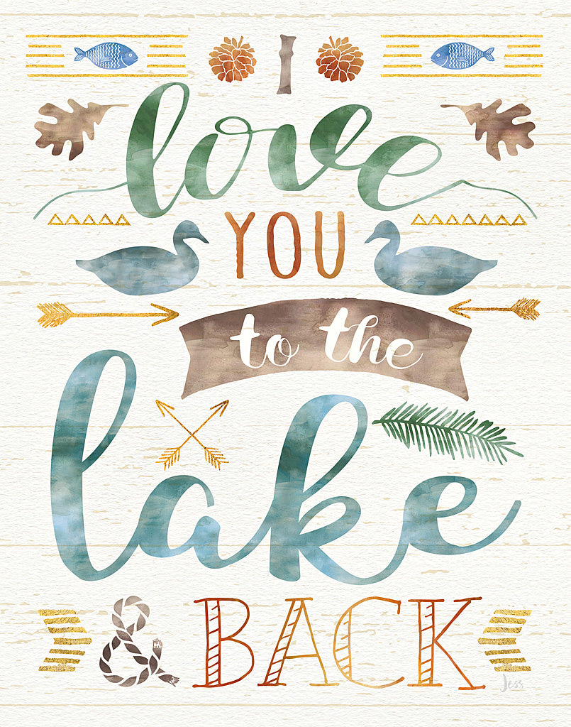 Reproduction of Lake Love II by Jess Aiken - Wall Decor Art