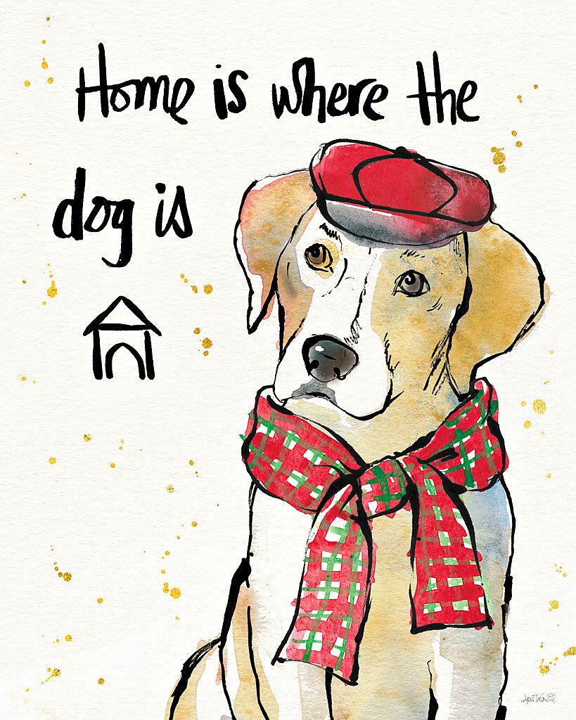 Reproduction of Strike a Paws II Christmas by Anne Tavoletti - Wall Decor Art