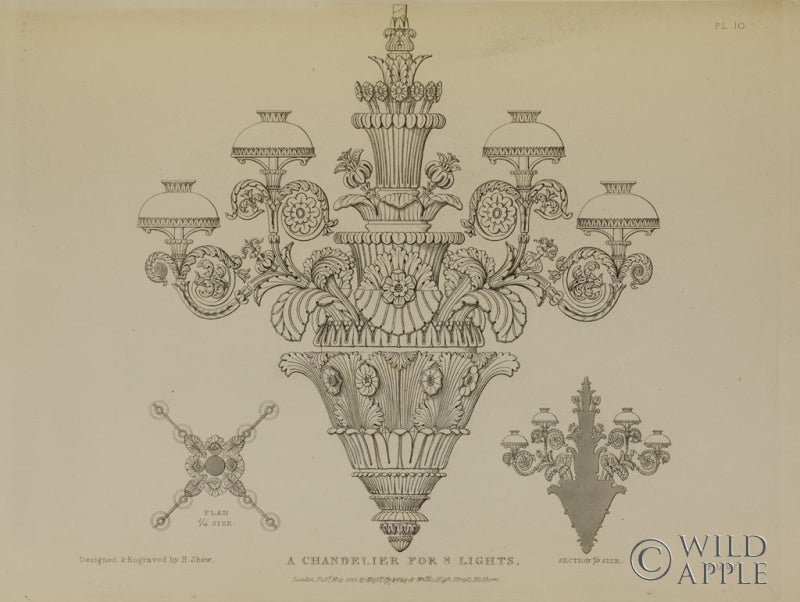 Reproduction of Metal Work PL10 by Wild Apple Portfolio - Wall Decor Art