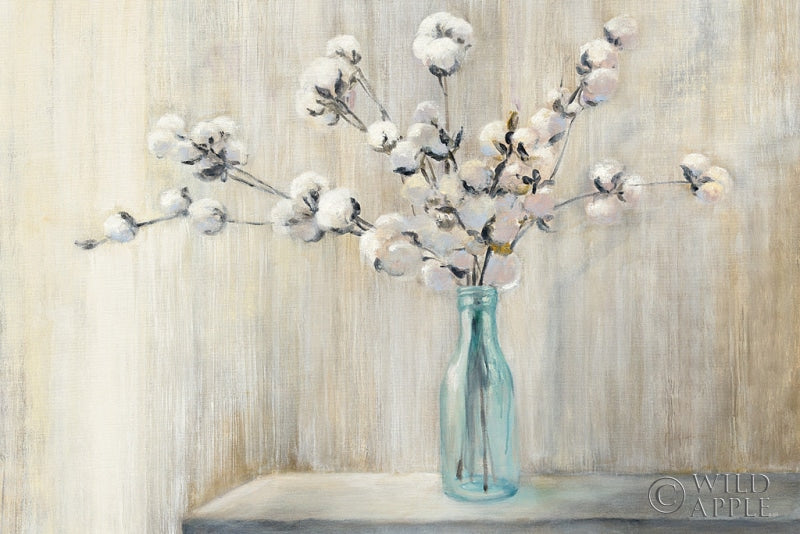 Reproduction of Cotton Bouquet Crop by Julia Purinton - Wall Decor Art