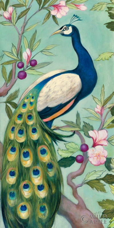 Reproduction of Pretty Peacock II by Julia Purinton - Wall Decor Art