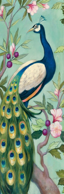 Reproduction of Pretty Peacock II Crop by Julia Purinton - Wall Decor Art