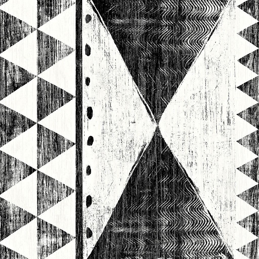 Reproduction of Patterns of the Savanna II No Gray BW by Moira Hershey - Wall Decor Art
