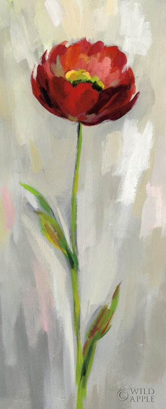 Reproduction of Single Stem Flower II Crop by Silvia Vassileva - Wall Decor Art