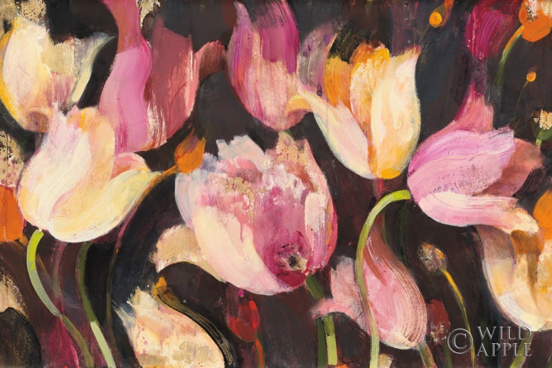 Reproduction of Popping Tulips by Albena Hristova - Wall Decor Art