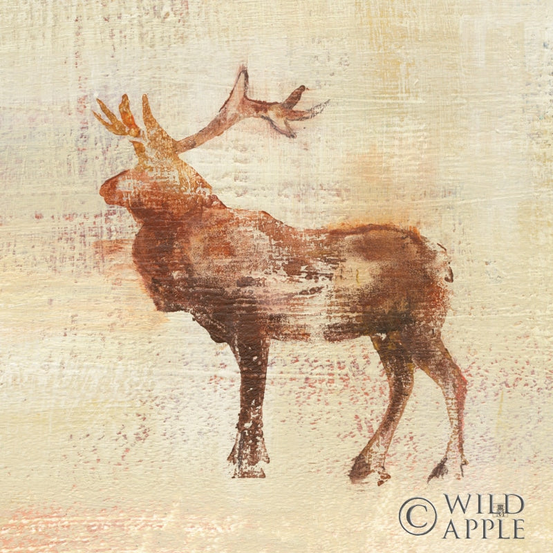 Reproduction of Elk Study by Studio Mousseau - Wall Decor Art