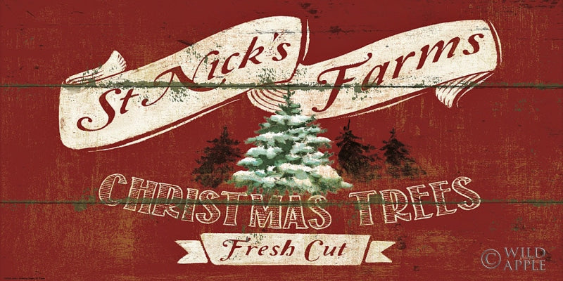 Reproduction of Holiday Signs IV Panel by Wellington Studio - Wall Decor Art