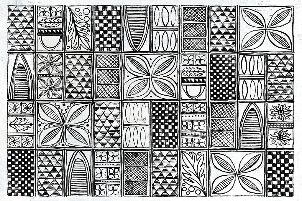 Reproduction of Patterns of the Amazon II BW by Kathrine Lovell - Wall Decor Art