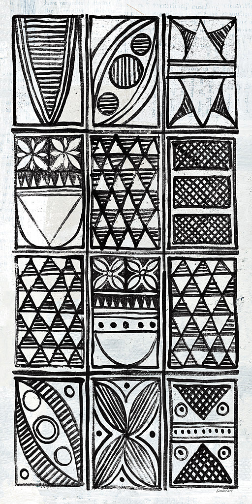 Reproduction of Patterns of the Amazon IV BW by Kathrine Lovell - Wall Decor Art