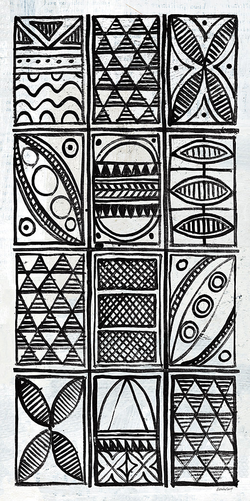 Reproduction of Patterns of the Amazon VI BW by Kathrine Lovell - Wall Decor Art