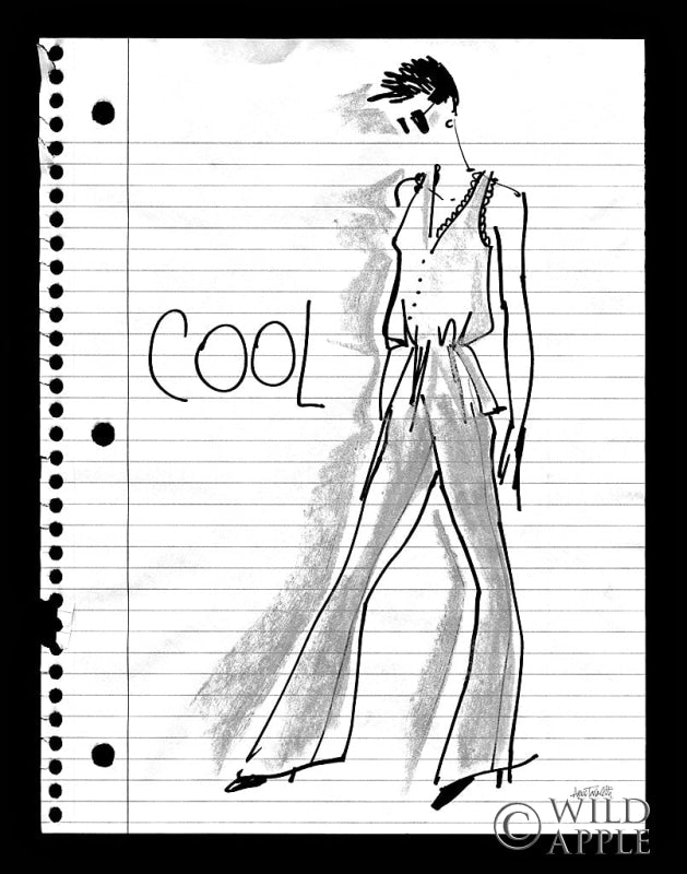 Reproduction of Doodle Cool by Anne Tavoletti - Wall Decor Art