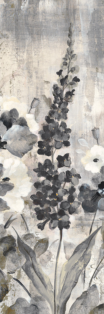 Reproduction of Crystal Raindrops Panel III BW by Silvia Vassileva - Wall Decor Art