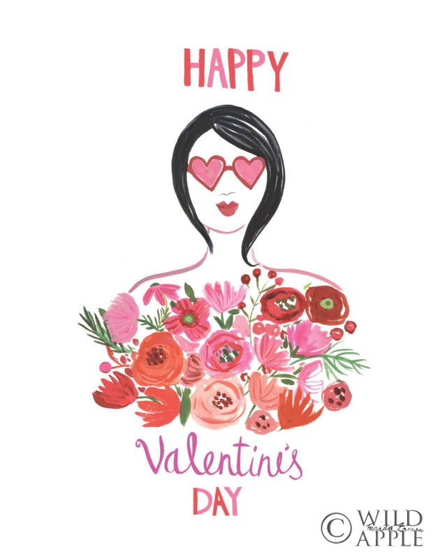 Reproduction of Valentine Chic I by Farida Zaman - Wall Decor Art