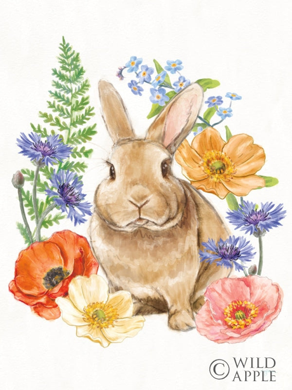 Reproduction of Sunny Bunny II by Mary Urban - Wall Decor Art