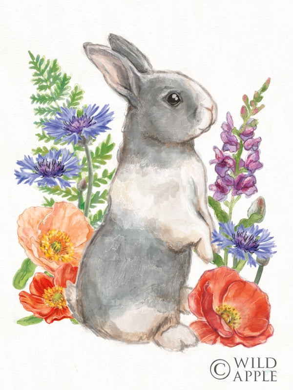 Reproduction of Sunny Bunny IV by Mary Urban - Wall Decor Art