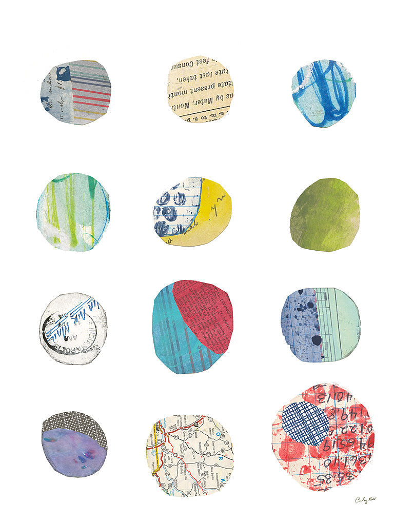 Reproduction of Geometric Collage III by Courtney Prahl - Wall Decor Art