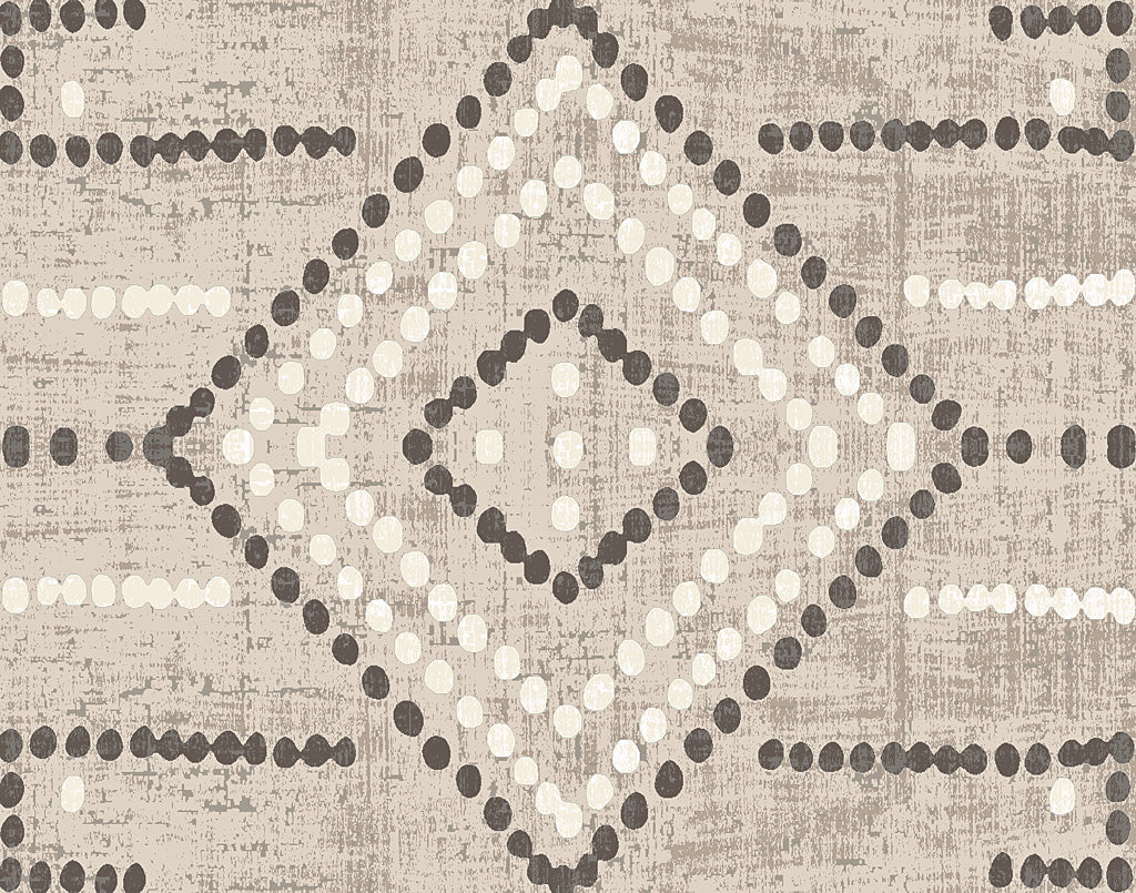 Reproduction of Daisy Dots Tile VI Neutral by Wild Apple Portfolio - Wall Decor Art