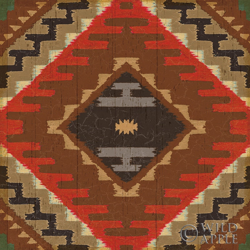Reproduction of Country Mood Navajo Tile VIII by James Wiens - Wall Decor Art
