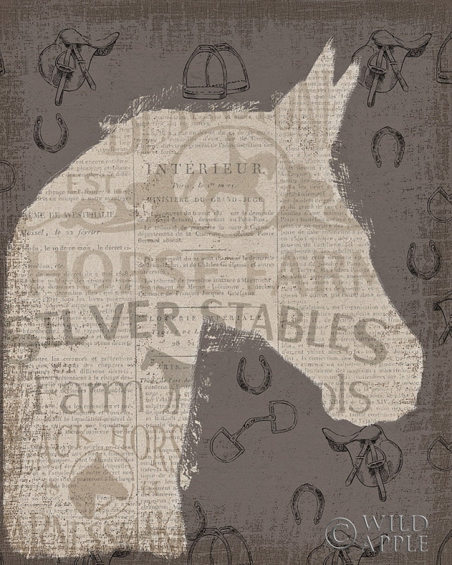 Reproduction of Equine II by James Wiens - Wall Decor Art