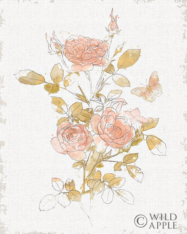 Reproduction of Watery Blooms II by Katie Pertiet - Wall Decor Art