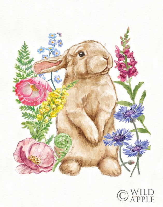 Reproduction of Sunny Bunny III FB by Mary Urban - Wall Decor Art