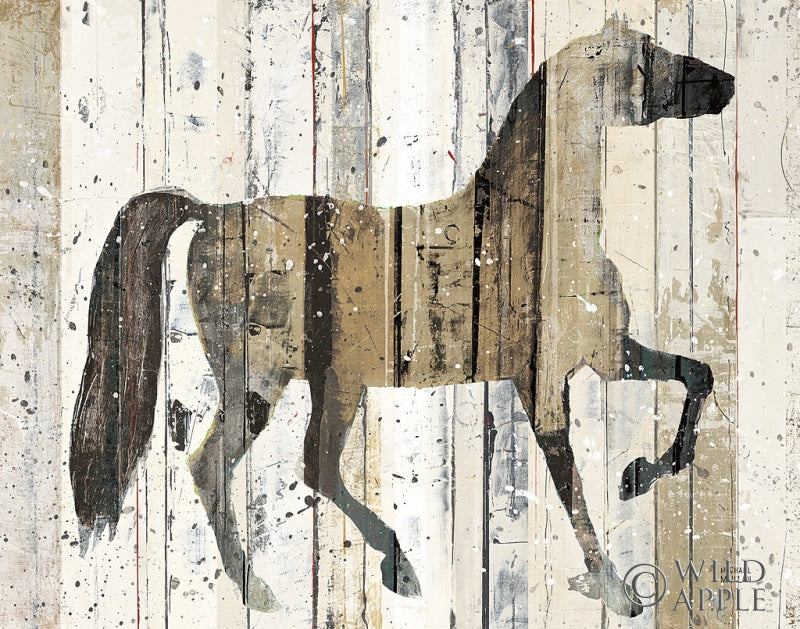 Reproduction of Dark Horse Crop by Michael Mullan - Wall Decor Art
