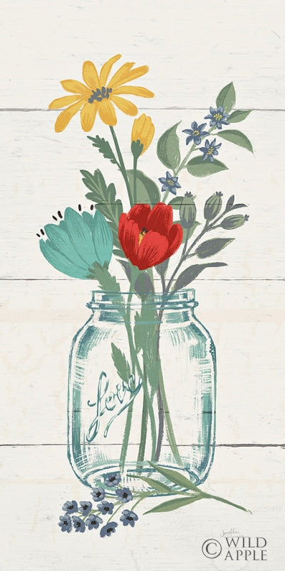 Reproduction of Blooming Thoughts XI no Words by Janelle Penner - Wall Decor Art