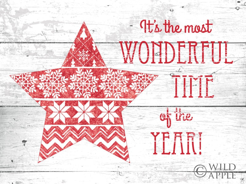 Reproduction of Nordic Holiday V by Beth Grove - Wall Decor Art