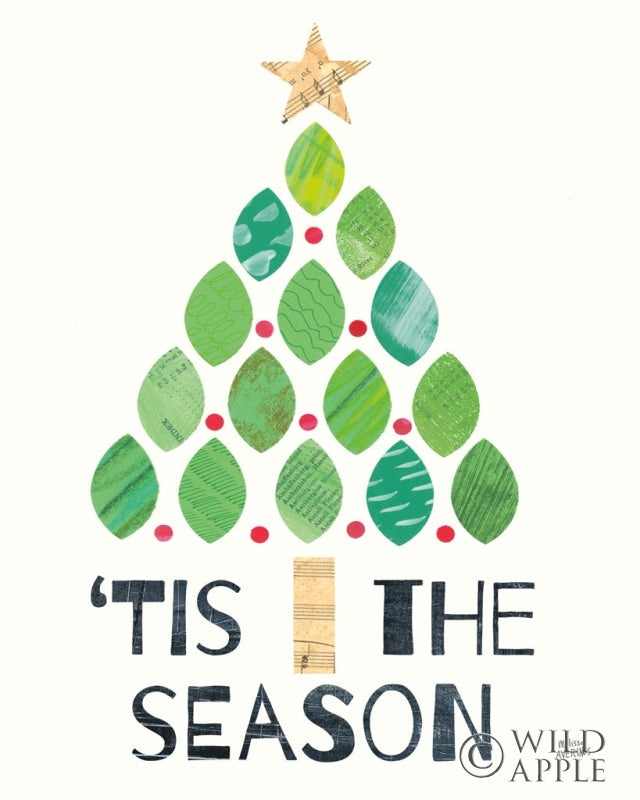 Reproduction of Mod Christmas II by Melissa Averinos - Wall Decor Art