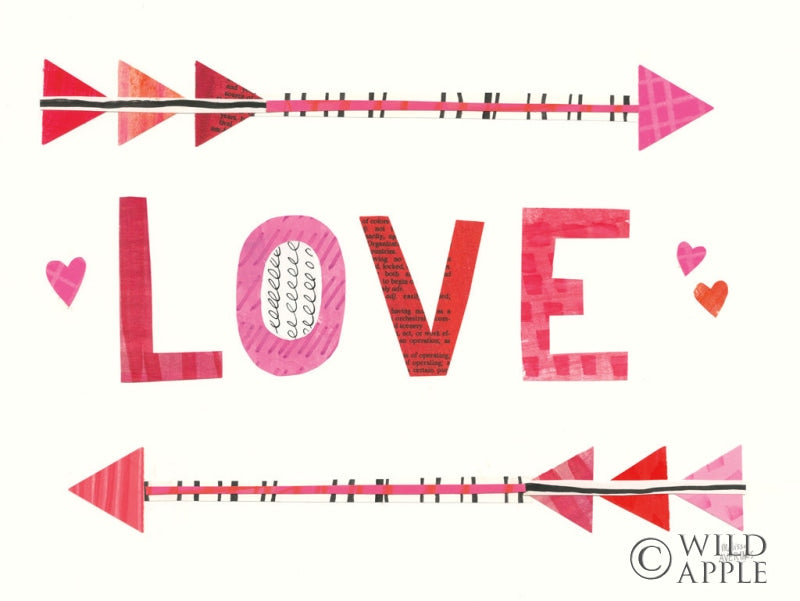 Reproduction of Love Words III by Melissa Averinos - Wall Decor Art