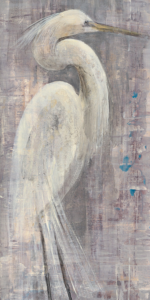 Reproduction of Coastal Egret I Legs by Albena Hristova - Wall Decor Art