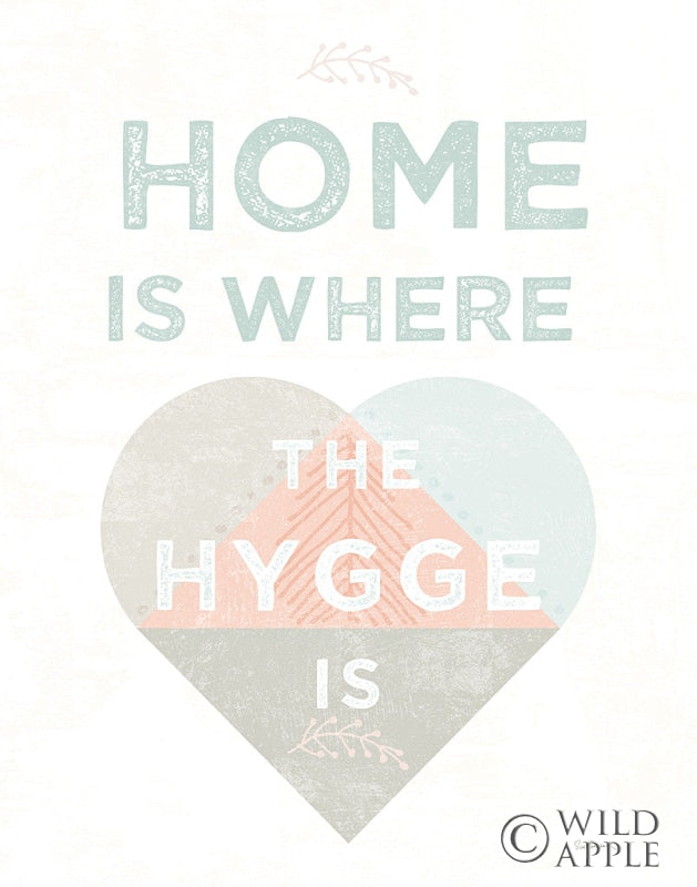 Reproduction of Cozy Hygge I Dark by Sue Schlabach - Wall Decor Art