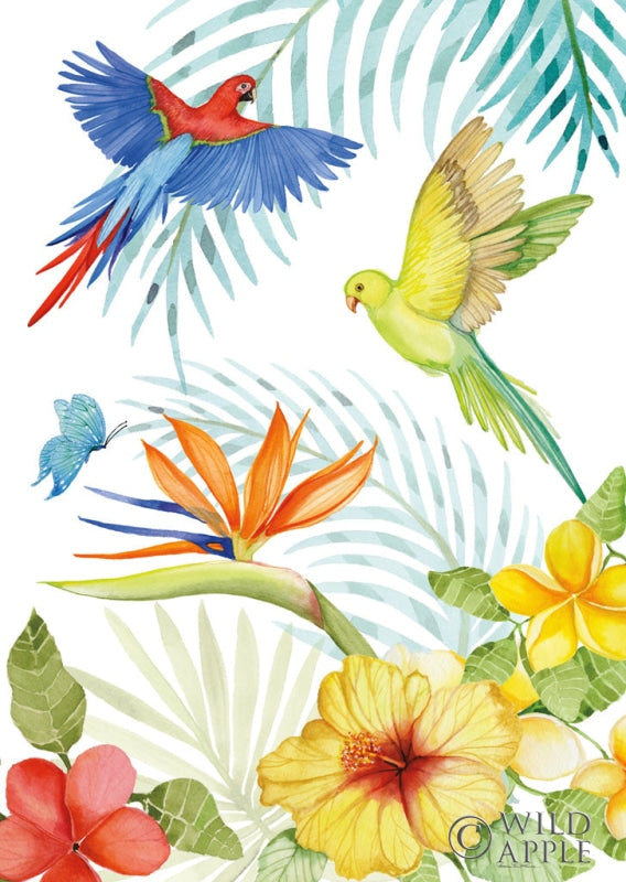 Reproduction of Treasures of the Tropics II by Kathleen Parr McKenna - Wall Decor Art