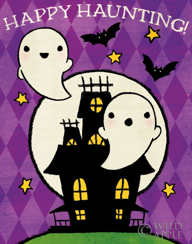 Reproduction of Boo Happy Haunting by Moira Hershey - Wall Decor Art