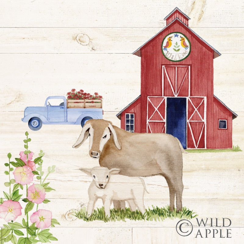 Reproduction of Life on the Farm IV by Kathleen Parr McKenna - Wall Decor Art
