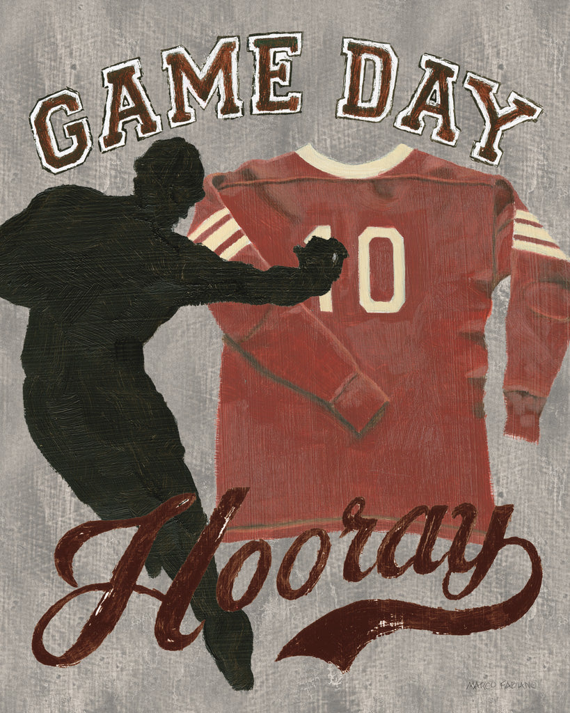 Reproduction of Game Day I by Marco Fabiano - Wall Decor Art