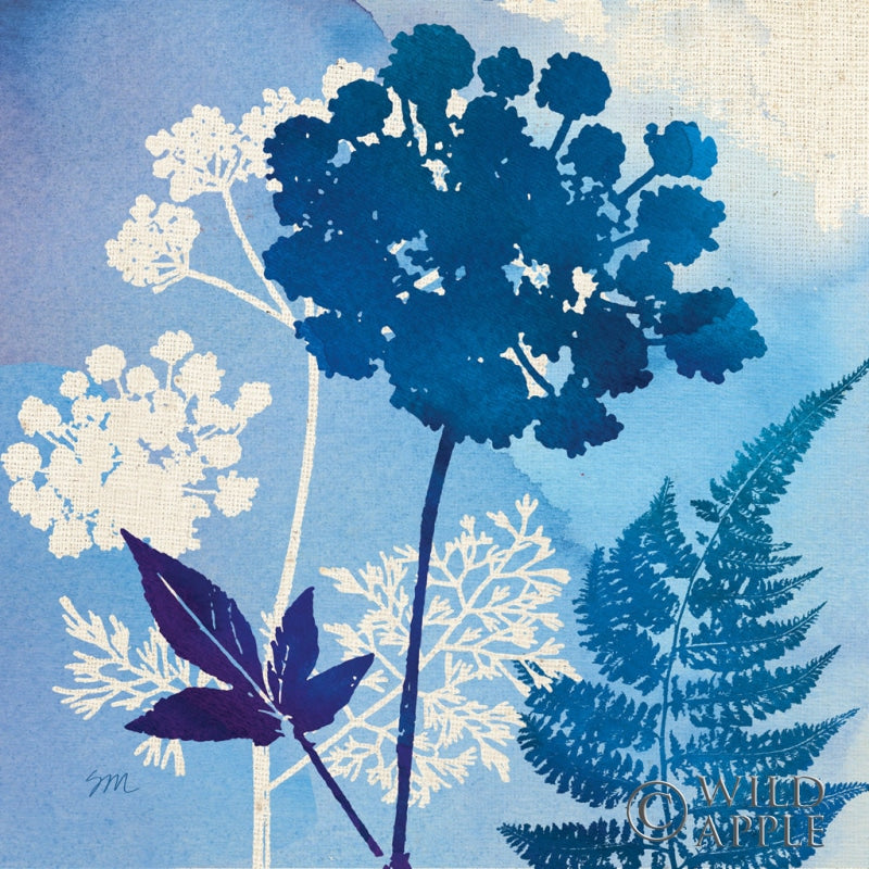 Reproduction of Blue Sky Garden IV by Studio Mousseau - Wall Decor Art