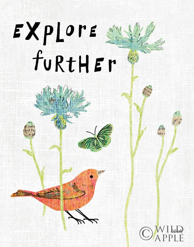 Reproduction of Wild Wings VI by Sue Schlabach - Wall Decor Art