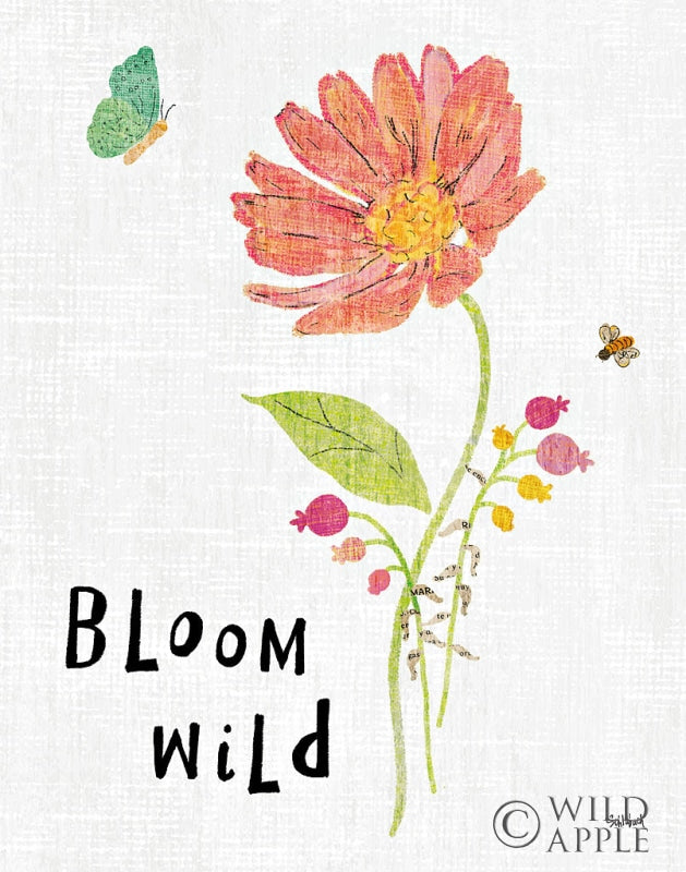 Reproduction of Wild Wings VII by Sue Schlabach - Wall Decor Art