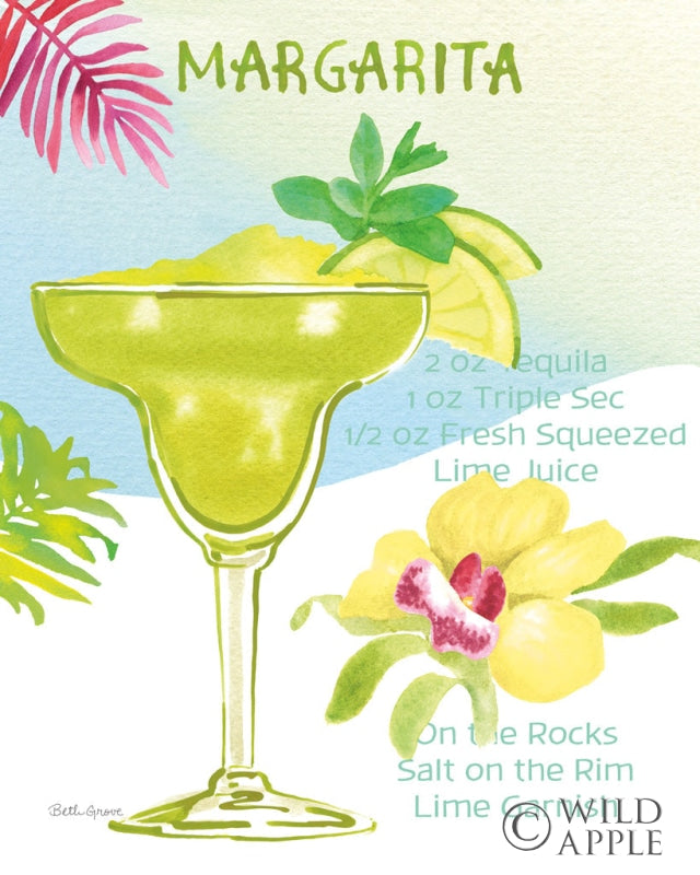 Reproduction of Tropical Getaway III by Beth Grove - Wall Decor Art