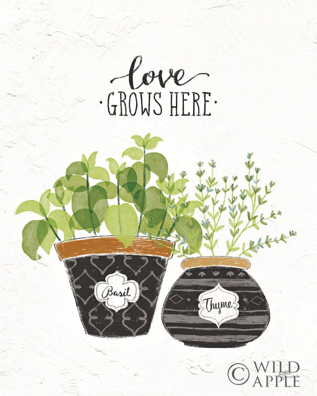 Reproduction of Fine Herbs V by Janelle Penner - Wall Decor Art