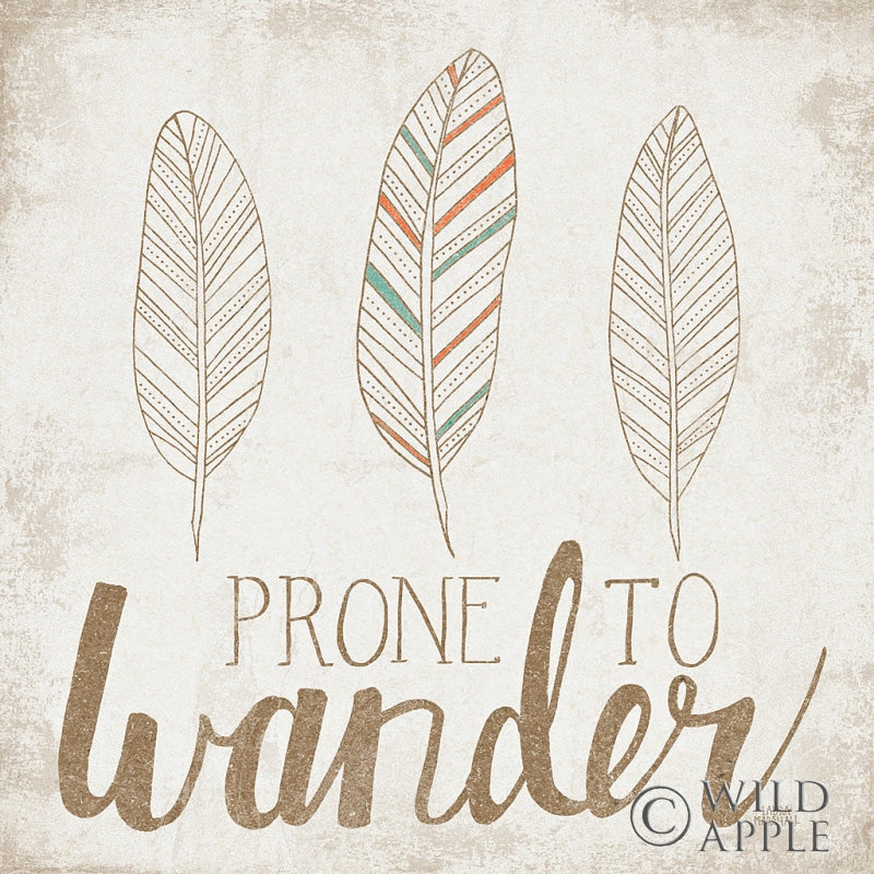 Reproduction of Prone to Wander Beige by Laura Marshall - Wall Decor Art