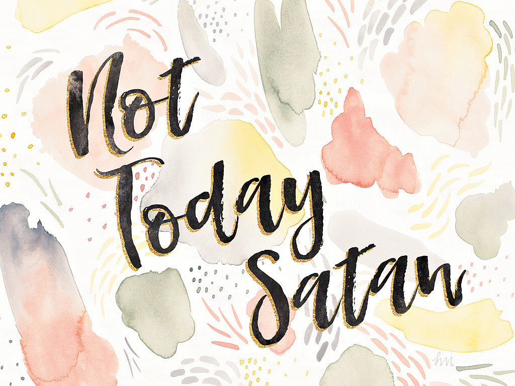 Reproduction of Meadow Breeze VI Not Today Satan by Laura Marshall - Wall Decor Art