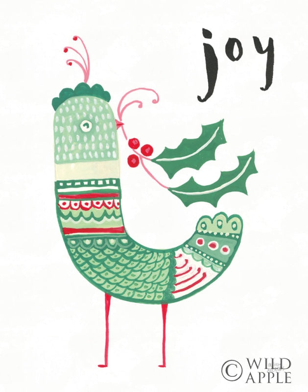 Reproduction of Christmas Tweets II by Melissa Averinos - Wall Decor Art