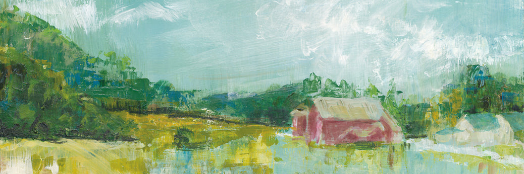 Reproduction of Horizon Farm Crop by Sue Schlabach - Wall Decor Art