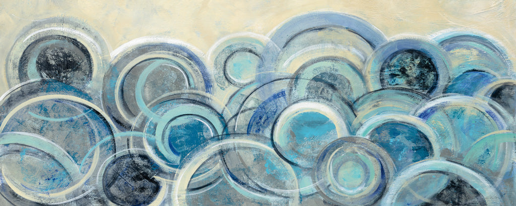 Reproduction of Variation Blue by Silvia Vassileva - Wall Decor Art